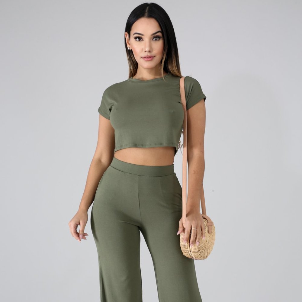 Olive Two Piece